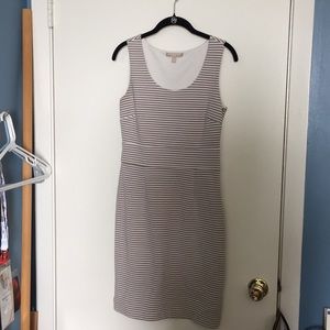 Banana Republic striped shift dress